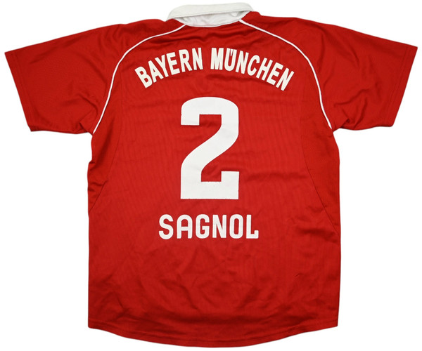 2005-06 BAYERN MUNCHEN *SAGNOL* SHIRT XL. BOYS/S