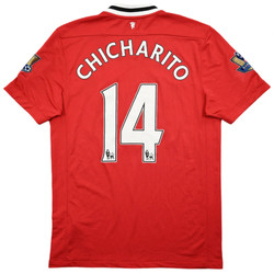 2011-12 MANCHESTER UNITED *CHICHARITO* SHIRT M
