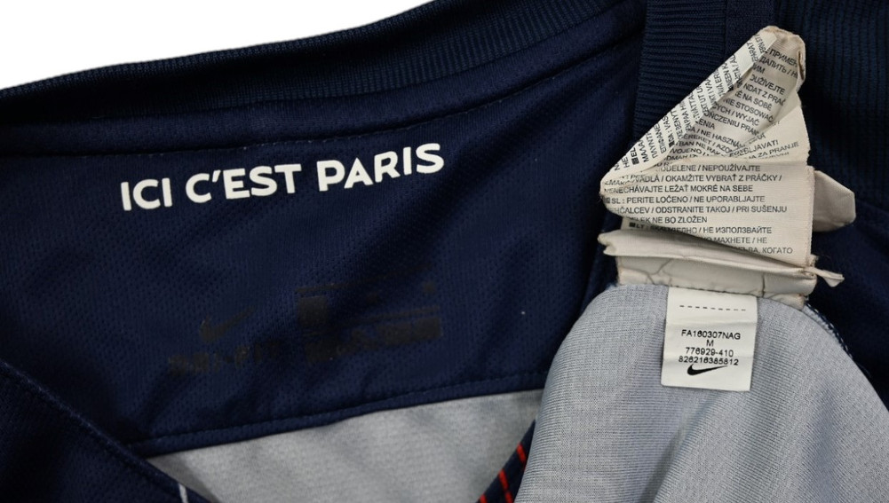 2016-17 PARIS SAINT-GERMAIN *CAVANI* SHIRT M