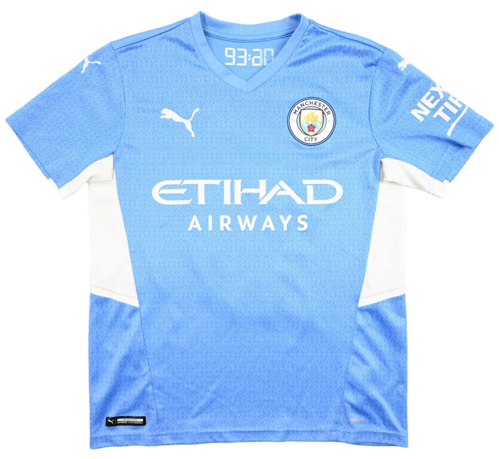 2021-22 MANCHESTER CITY *DE BRUYNE* SHIRT L. BOYS