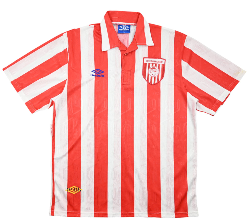 1992-93 OLYMPIACOS SHIRT XL Other leagues  Other European Clubs