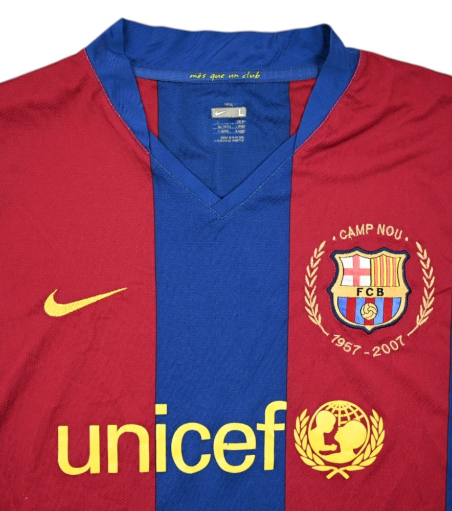 2007-08 FC BARCELONA SHIRT L