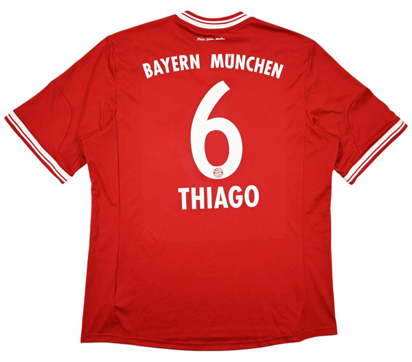 2013-14 BAYERN MUNCHEN *THIAGO* SHIRT XL