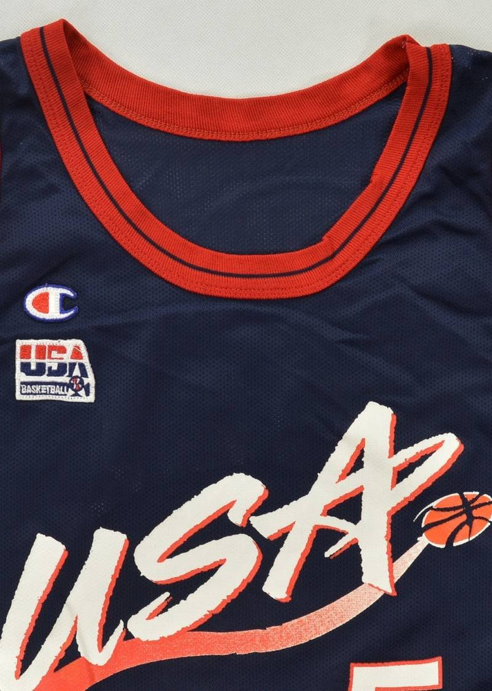 USA *HILL* BASKETBALL CHAMIPON SHIRT L