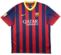2013-14 FC BARCELONA *A. INIESTA* SHIRT XL