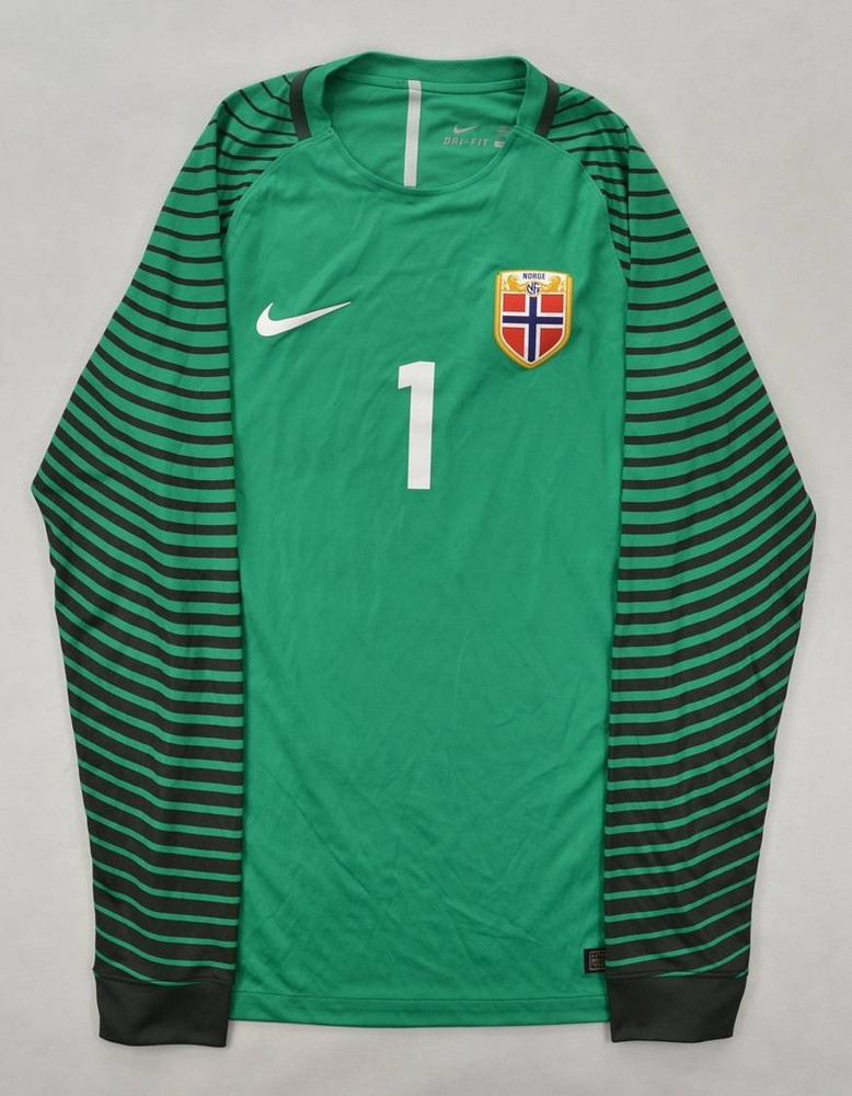 2019-20 NORWAY GK PLAYER ISSUE SHIRT S