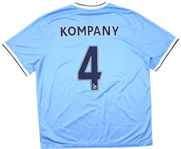 2013-14 MANCHESTER CITY *KOMPANY* SHIRT XXL