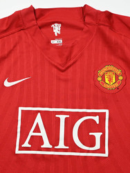 2007-09 MANCHESTER UNITED SHIRT XXL