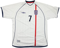 2001-03 ENGLAND *BECKHAM* SHIRT XL