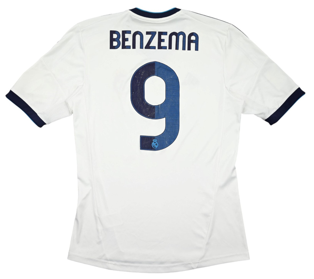 2012-13 REAL MADRID *BENZEMA* SHIRT M