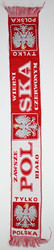 TYLKO POLSKA ZAWSZE WIERNI BIAŁO CZERWONYM SCARF