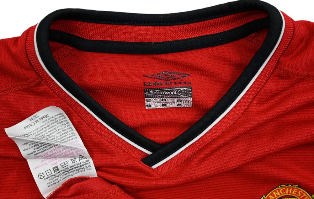 2000-02 MANCHESTER UNITED *BECKHAM* SHIRT XXL