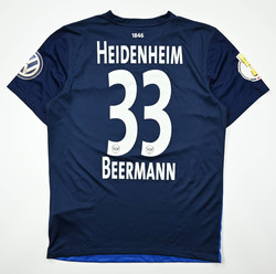 2016-17 1.FC HEIDENHEIM *BEERMANN* MATCH ISSUE SHIRT L
