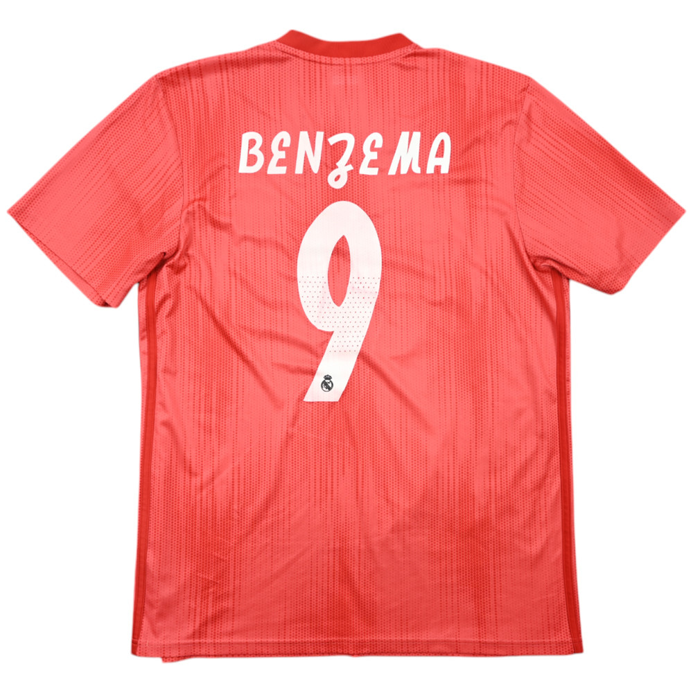 2018-19 REAL MADRID *BENZEMA* SHIRT L