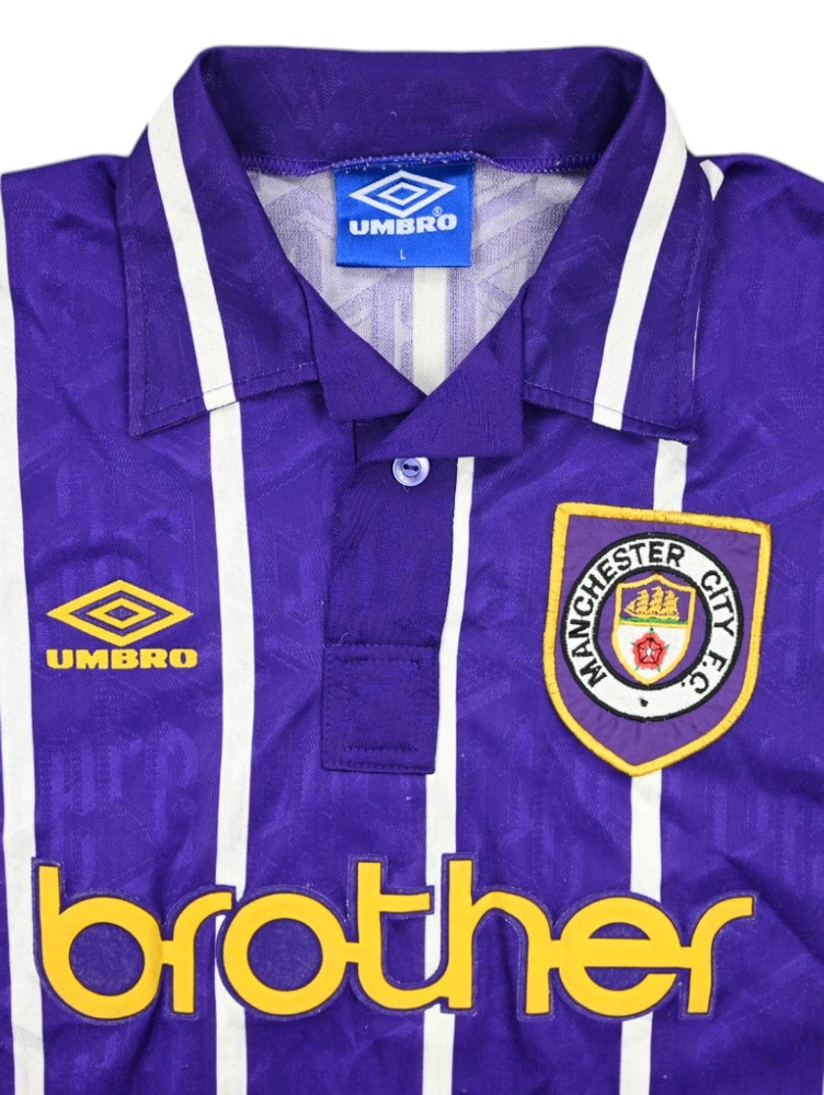 1993-94 MANCHESTER CITY SHIRT L