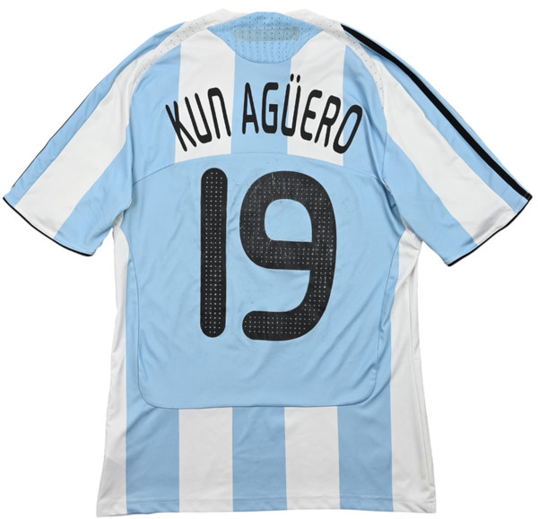 2007-09 ARGENTINA *KUN AGUERO* SHIRT M