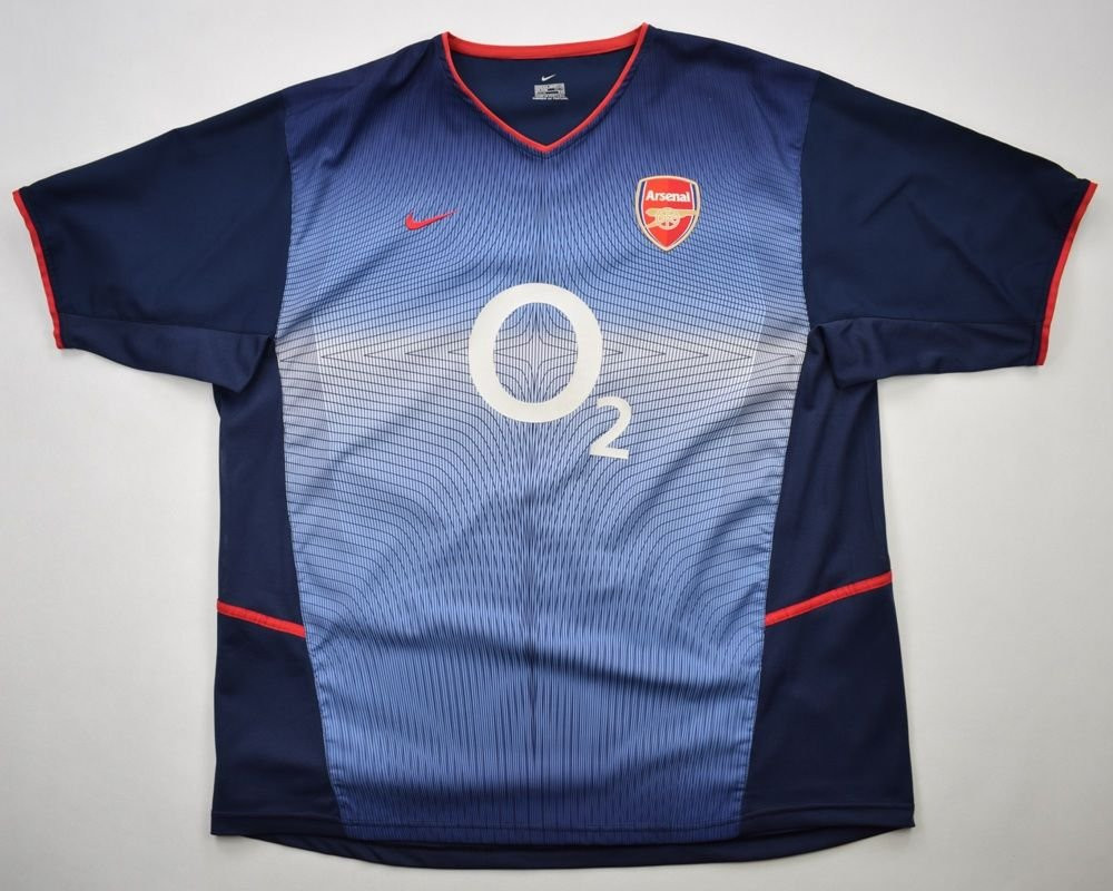 2002-04 ARSENAL LONDON SHIRT XXL