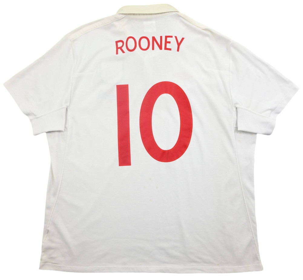 2009-10 ENGLAND *ROONEY* SHIRT 2XL