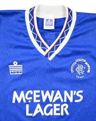 1990-92 GLASGOW RANGERS SHIRT L