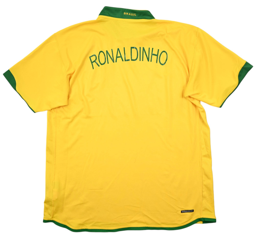 2006-08 BRAZIL *RONALDINHO* SHIRT XL