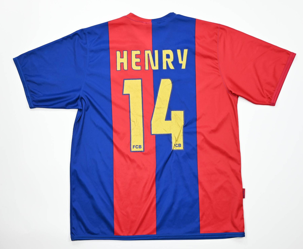 2006-07 FC BARCELONA *HENRY* KOSZULKA XL