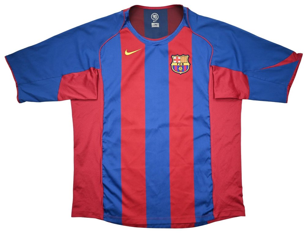 2004-05 FC BARCELONA *LARSSON* SHIRT XXL