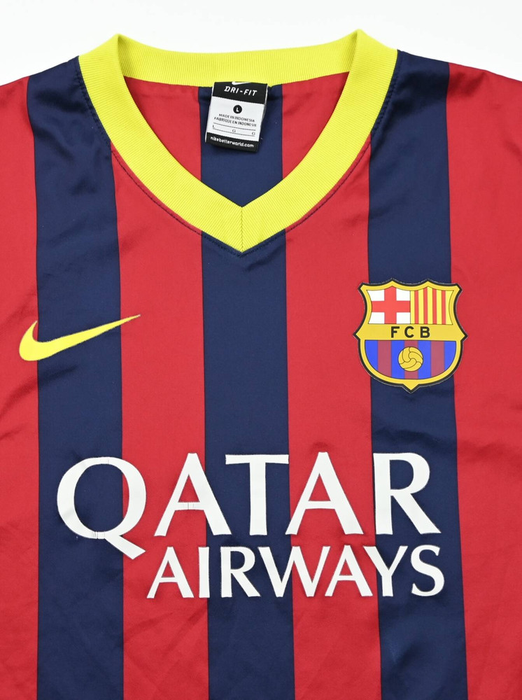 2013-14 FC BARCELONA BASIC SHIRT L