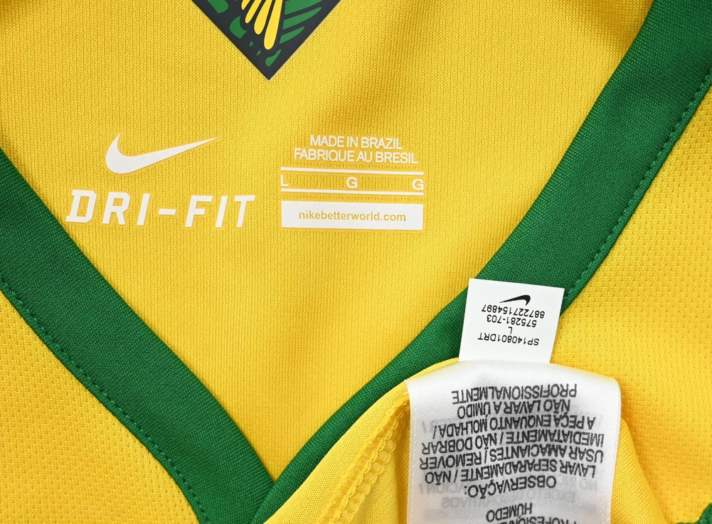 2014-15 BRAZIL #10 SHIRT L