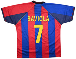 2001-02 FC BARCELONA *SAVIOLA* KOSZULKA L