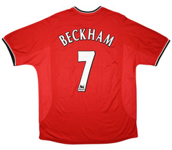2000-02 MANCHESTER UNITED  *BECKHAM* SHIRT XL