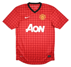 2012-13 MANCHESTER UNITED *SCHOLES* SHIRT S