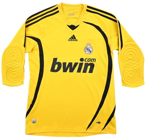 2008-09 REAL MADRID *VAN DER MEER* GOALKEEPER SHIRT S