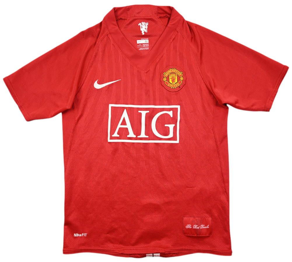 2007-09 MANCHESTER UNITED SHIRT M. BOYS