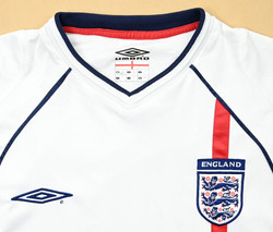 2001-03 ENGLAND SHIRT S