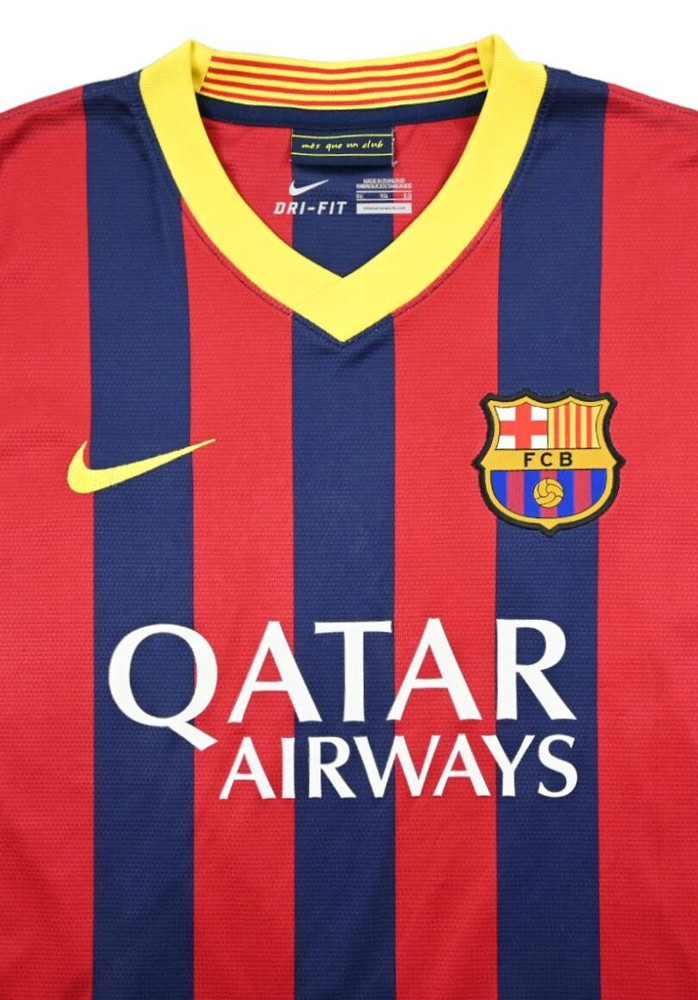 2013-14 FC BARCELONA *A. INIESTA* SHIRT XL
