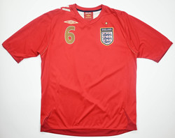2006-08 ENGLAND *TERRY* SHIRT L