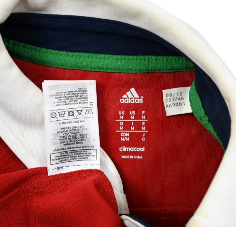 BRITISH AND IRISH LIONS RUGBY SHIRT M