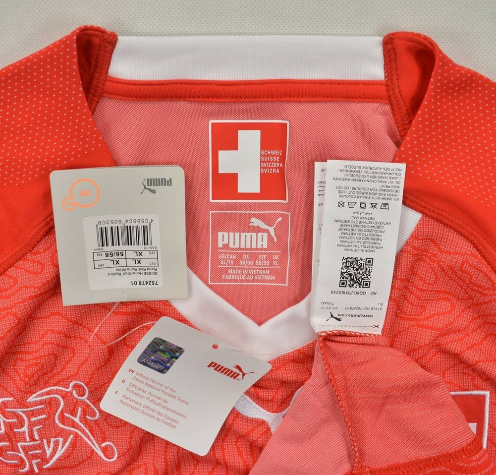 2018-19 SWITZERLAND SHIRT XL