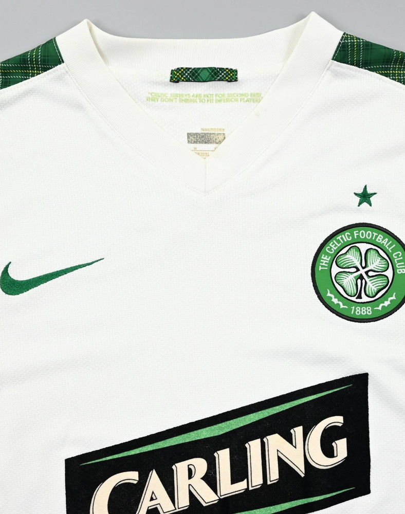 2009-10 CELTIC GLASGOW GK LONGSLEEVE SHIRT M