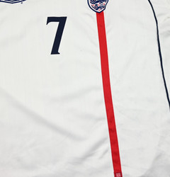 2001-03 ENGLAND *BECKHAM* SHIRT XXL