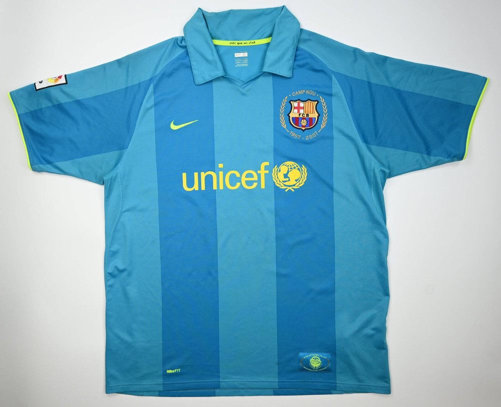 2007-09 FC BARCELONA *HENRY* SHIRT XL