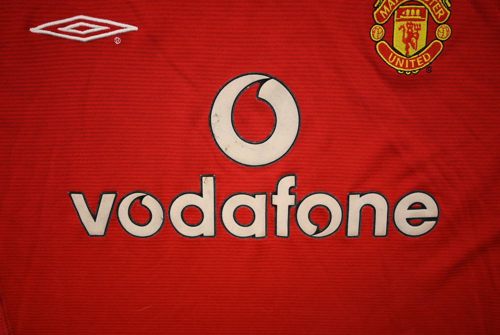 2000-02 MANCHESTER UNITED  *SCHOLES* SHIRT L