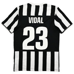 2013-14 JUVENTUS *VIDAL* SHIRT M
