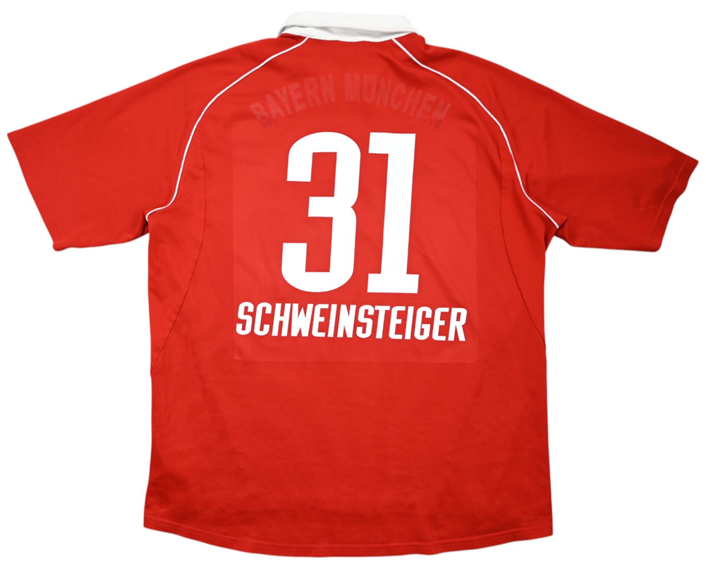 2005-06 BAYERN MUNCHEN *SCHWEINSTEIGER* KOSZULKA XXL