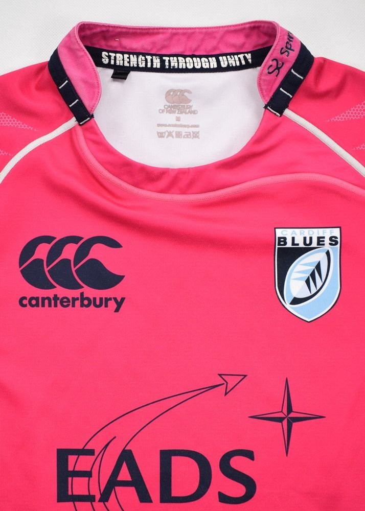 CARDIF BLUES RUGBY CANTERBURY SHIRT M