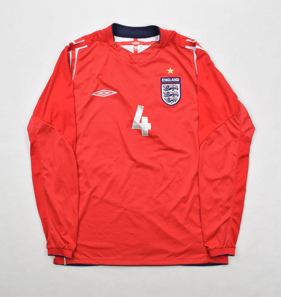 2004-06ENGLAND *GERRARD* LONGSLEEVE M
