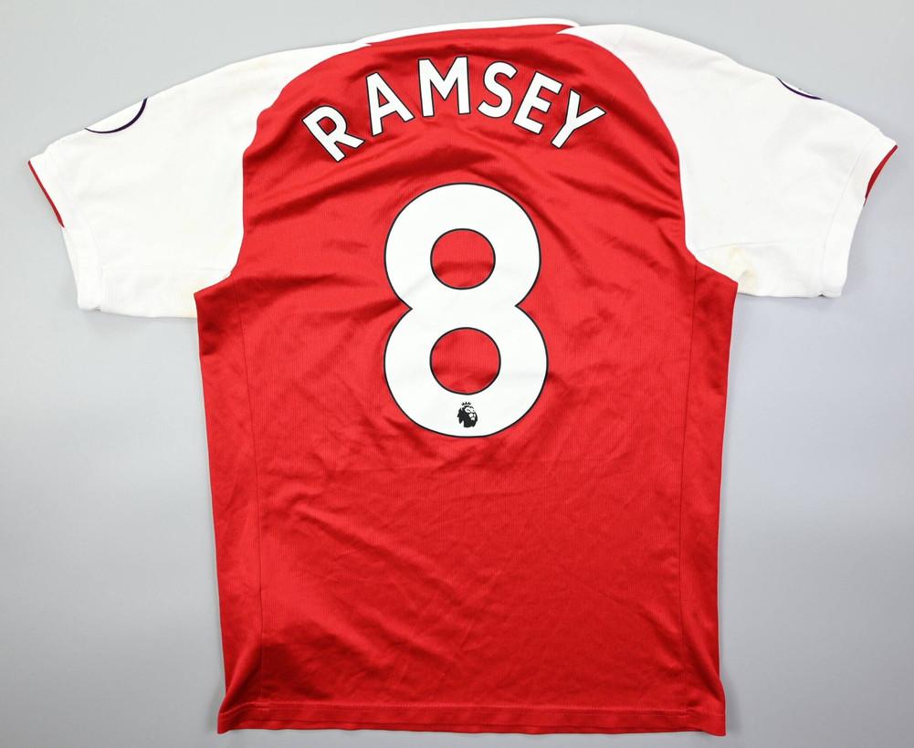 2017-18 ARSENAL LONDON *RAMSEY* SHIRT S