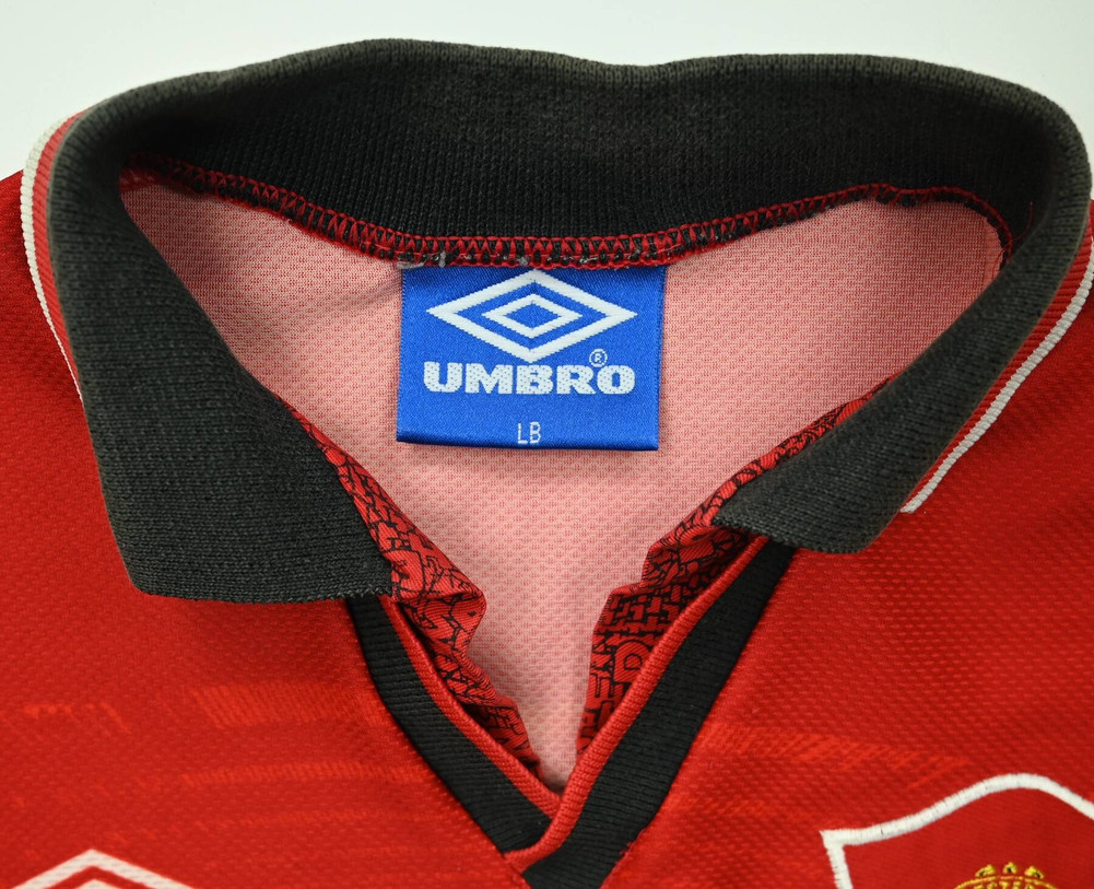 1994-96 MANCHESTER UNITED *INCE* SHIRT L. BOYS