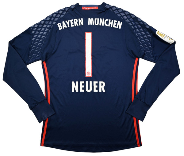 2016-17 BAYERN MUNCHEN *NEUER* GOALKEEPER LONGSLEEVE SHIRT XL. BOYS