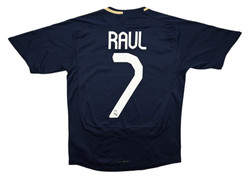 2007-08 REAL MADRID *RAUL* SHIRT XL. BOYS